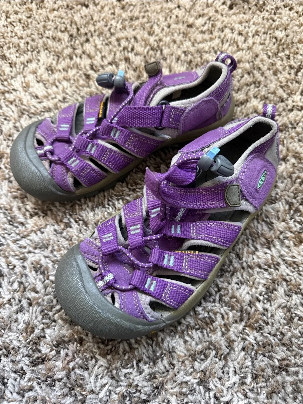Keen Kids Purple and Gray Closed-Toe Sport Sandals